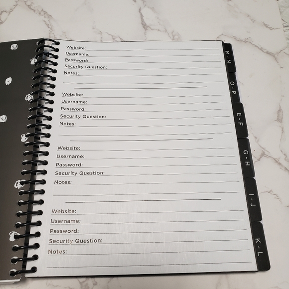 Steel Mill Password Keeper Notebook to save Passwords. - Picture 7 of 12